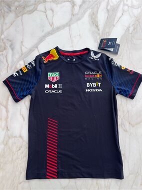 Kids Red Bull Racing Team Tee ORIGINAL/Authentic - Navy & Red